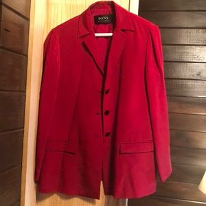 Dana Buchman sz 6 red blazer